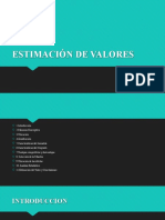 Estimacion de Valores Apto Santa Fe Sur