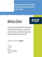 Ymca Certificate