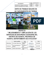 Excavación y movimiento de tierras seguro