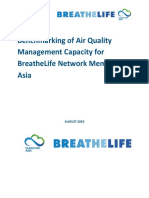 2020 - Benchmarking of AQM Capacity BL Network Members Asia - CleanAirAsia