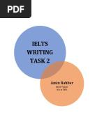 Ielts Writing Task 2: Amin Rahbar