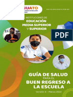 Guía Salud Buen Regreso Clases MediaSuperior y Superior Marzo 2022