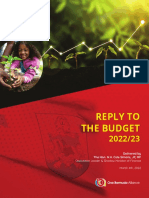 2022 23 Response to Budget