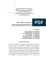 Informe Tema 1 Derecho Comunitario Grupal