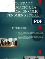 Sociedad y Educación