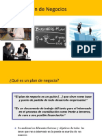 Presentacion Del Plan de Negocios