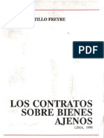 Los Contratos Sobre Bienes Ajenos - Mario Castillo Freyre