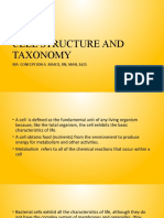 Cell Structure and Taxonomy: Ma. Concepcion A. Maico, RN, Man, Ed.D