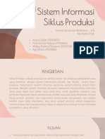 Sistem Informasi Siklus Produksi