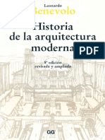 Historia de La Arquitectura Moderna - Benevolo - Indice
