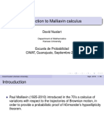 Introduction to Malliavin Calculus