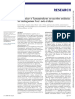 Research: A Comparison of Fluoroquinolones Versus Other Antibiotics For Treating Enteric Fever: Meta-Analysis