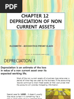 Depreciation of Non Current Assets: Elizabeth - Accounting Privat Class