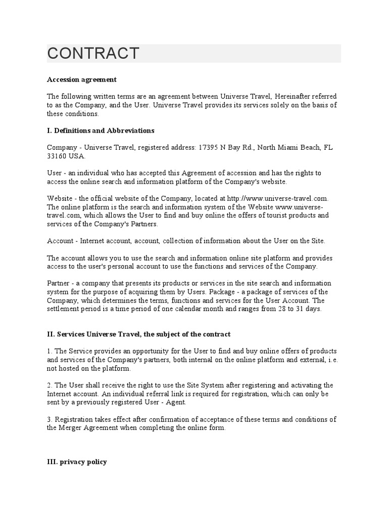 Sample user agreement pdf justice crime violence