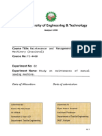 Dhaka University of Engineering & Technology: Course Title: Course No