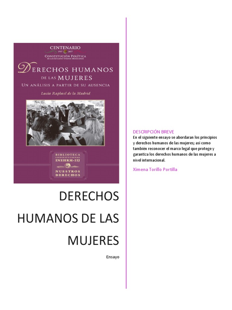 Derechos Humanos de Las Mujeres | PDF | La violencia contra las mujeres ...