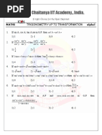 Trigonometry - 1