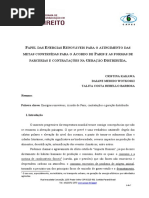 Artigo - Papel Das Energias Renováveis 2-1