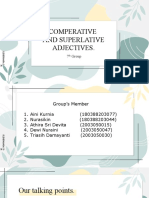 Comperative and Superlative Adjectives.: 7 Group