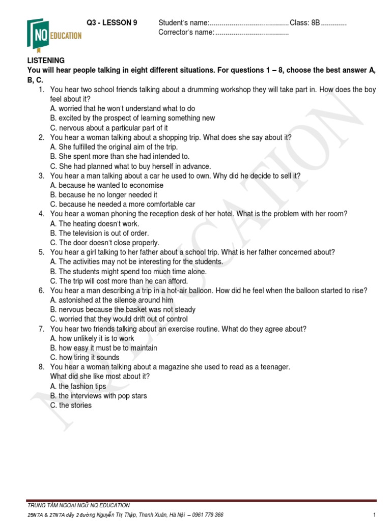 Q3 - Lesson 9 Student | PDF | Language Arts & Discipline