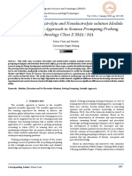 Development of Electrolyte and Nonelectrolyte Solution Module Based On Science Approach To Science Prompting Probing Technology Class X SMA / MA