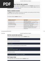 Python DateTime Tutorial