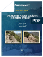Informe Tecnico n0 A7135 Evaluacion de Peligros Geologicos en El Sector de Shancayan en El Distrito de Mancos Provincia D