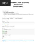 Applied Machine Learning For Engineers: Introduction To Numpy