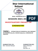 Seven Star International School: SESSION 2021-2022 Chemistry