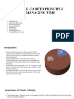 80/20 Rule - Pareto Principle For Managing Time: Presented by
