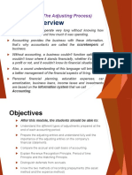 Subject Overview: (MODULE 4 - The Adjusting Process)