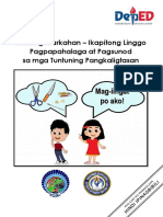 Kindergarten - q3 - Week7 - Worksheets - Pagpapahalaga at Pagsunod Sa Mga Tuntuning Pangkaligtasan - v2 Liezl Arosio 1