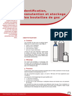 Identification, Manutention Et Stockage Des Bouteilles de Gaz