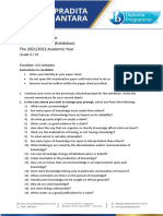 Theory of Knowledge Term 2 Mock Exam (Exhibition) The 2021/2022 Academic Year