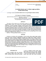 Persilangan 4 Varietas Kedelai (Glycine Max L.) Dalam Rangka Perakitan Kedelai Tahan Kering