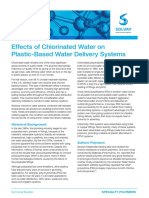 Effects of Chlorinated Water On Plastic Based Water Delivery System by Solvey