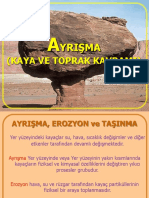 7. Kayaçların Ayrışması (2)