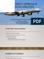 Management Approach of Turkish Airlines