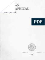 Pakistan Geographical Review 1981 Vol. 36 Nos. 1 & 2