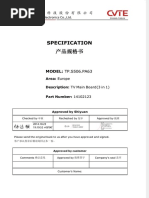 Genuine JVC TP.S506.PA63A63 A14393-A0-24c2n TV-main (Europe) SM