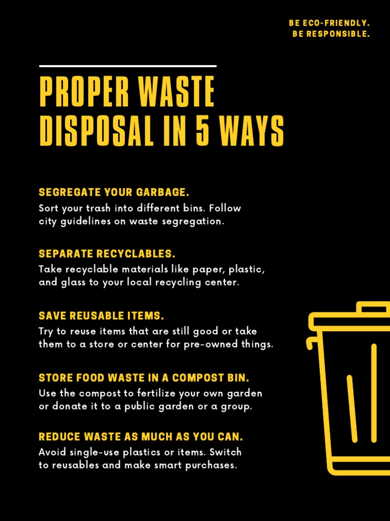 Proper Waste Disposal | PDF