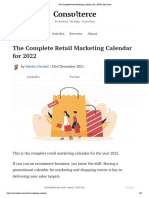 The Complete Retail Marketing Calendar 2022 (PDF) - Key Dates