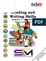 Reading and Writing SKills - Q3 - M3