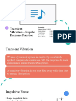 Transient Vibration - Impulse: Response Function