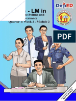 Philippine Politics and Governance Quarter 1: Week 2 - Module 2