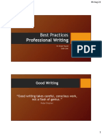 Professional Writing Presentation For Students