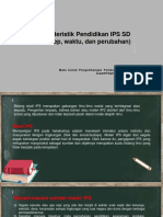 Materi Karakteristik Pendidikan IPS SD (Konsep, Ruang, Perubahan) - PDF