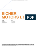 Eicher Motors Report