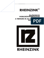 Rheinzink Állókorcos Homlokzatburkolatok A Tervezés És Az Alkalmazás Alapismeretei Kézirat