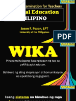 CBRC Gen Ed - Filipino PDF
